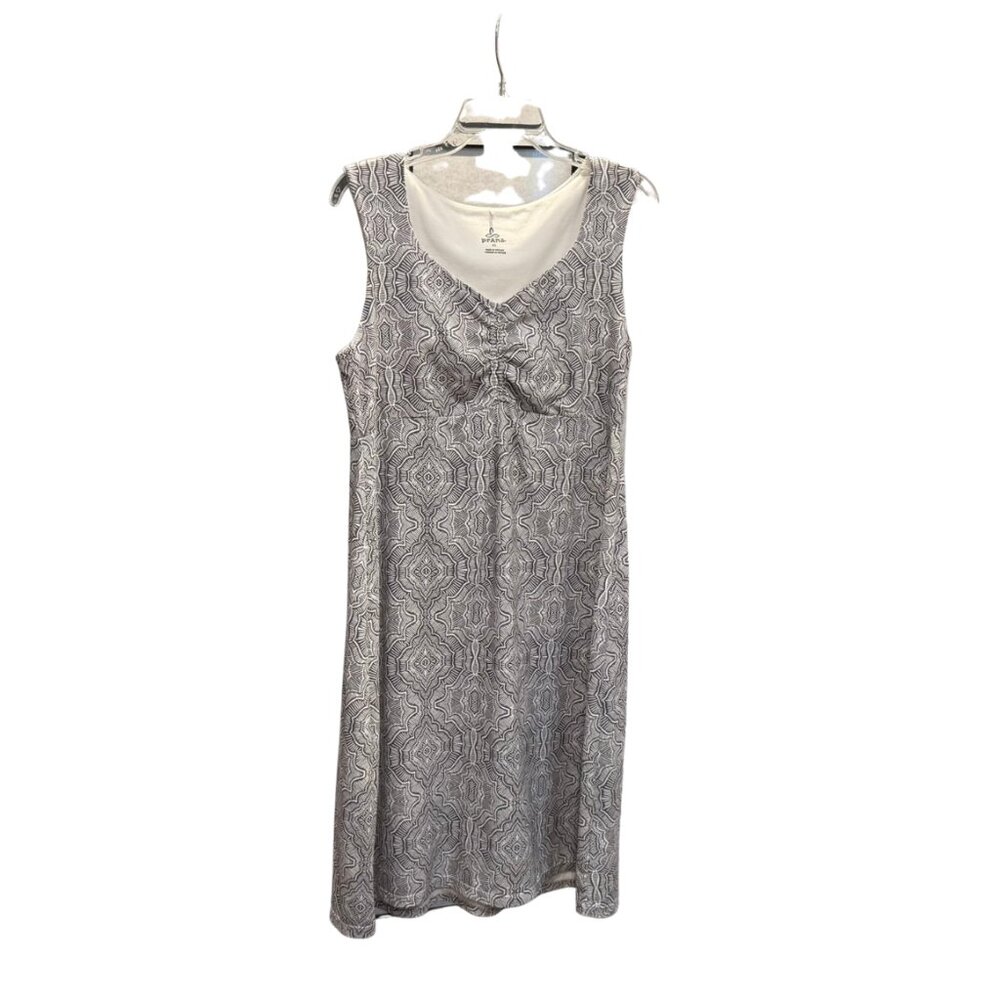 PrAna viana style dress, XL, White Spain pattern